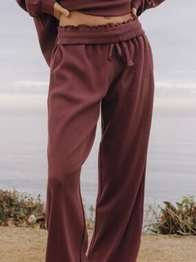 Daily Drills Wine Thermal Pants